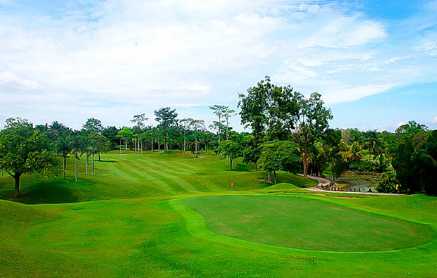 fairway at tering bay golf club in batam island indonesia 
