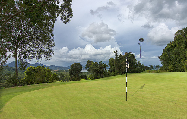 view over green 99 east golf club, langkawi