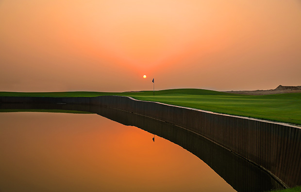sunset al zorah golf club, dubai, united arab emirates