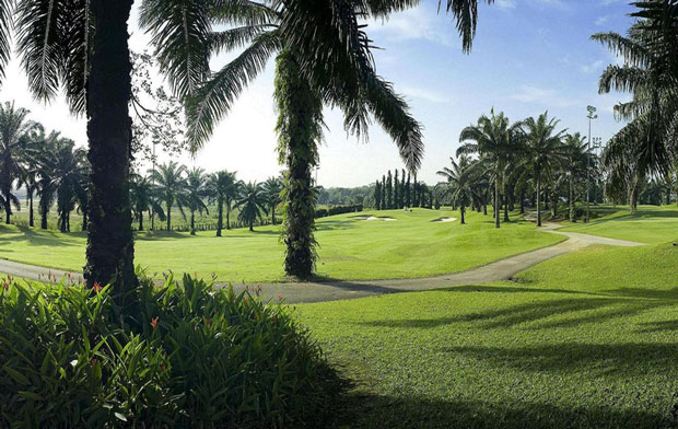 View through trees Bukit Kemuning Golf Country Resort, Kuala Lumpur