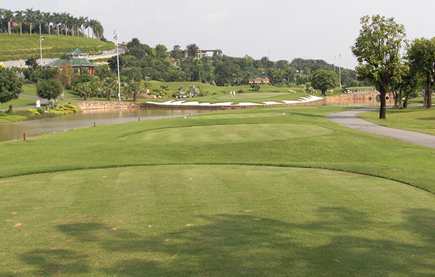 view to green, long thanh golf resort, ho chi minh, vietnam
