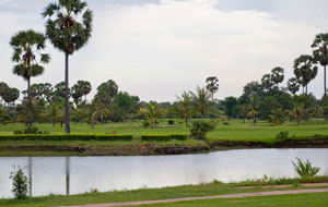 water hazard  Cambodia Golf Country Club