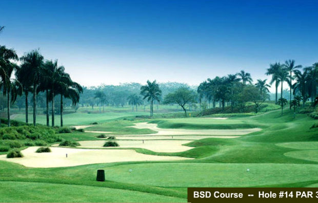 Damai Indah Golf Country Club BSD Course Bunkers