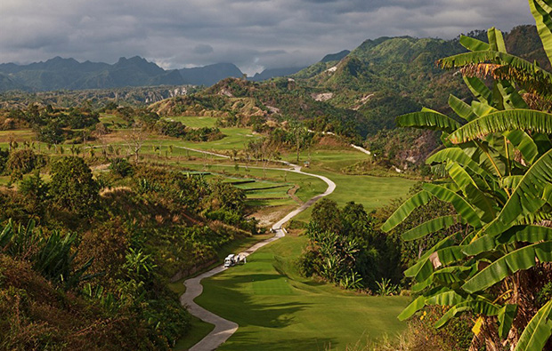 General view over Eagle Ridge Golf Country Club, Manila, Philippines