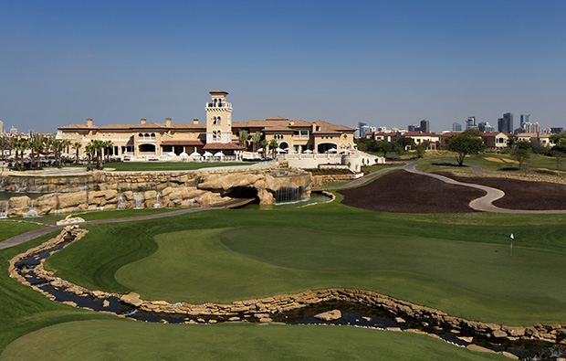 clubhouse, jumeirah golf estates earth course, dubai, united arab emirates