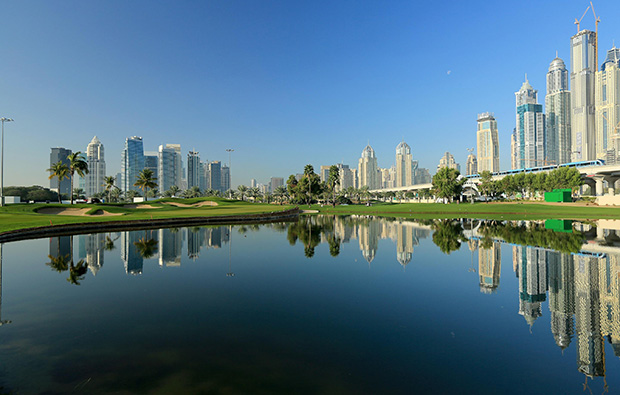 emirates golf club faldo course, dubai, united arab emirates