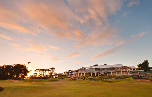 Clubhouse Glenelg Golf Club near Adelaide