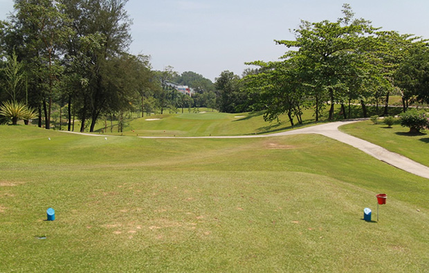 Tee boxes Sabah Golf Country Club, Kota Kinabalu, Malaysia