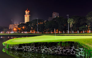 island green Club Intramuros Golf Course, Manila, Philippines