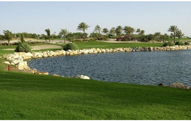 hole 1,  jebel ali golf club, dubai, united arab emirates