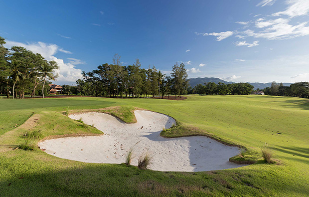 15th green laguna phuket golf club, phuket