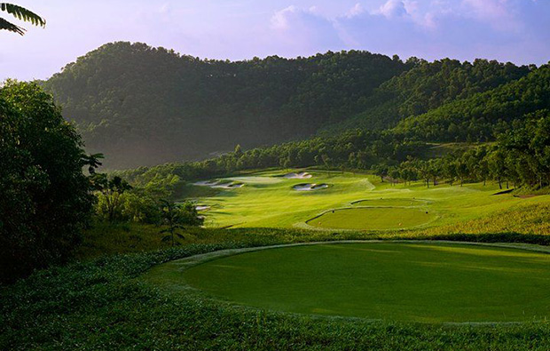 green way  at leadbetter course mission hills, guandong china