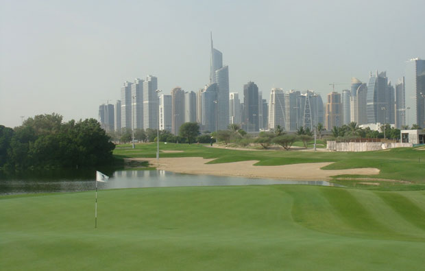 fairways and green, emirates golf club majlis course, dubai, united arab emirates