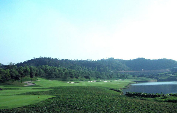 scenery at faldo course mission hills, guangdong china