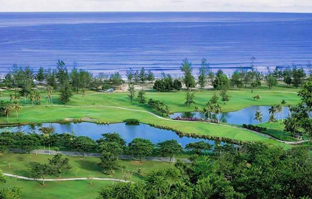 looking to sea at nexus-golf-resort-karambunai, kota kinabalu, malaysia
