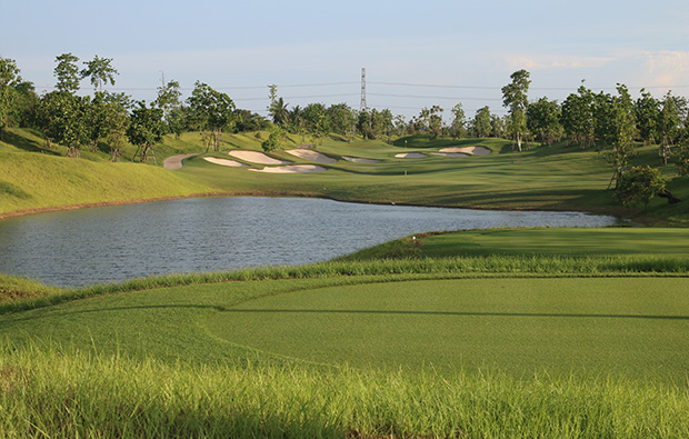 hole overview, nikanti golf club, bangkok, thailand