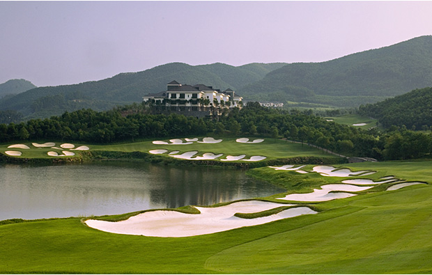 fantastic scenery at olazabal course mission hills, guangdong china