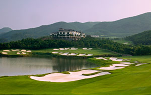 fantastic scenery at olazabal course mission hills, guangdong china