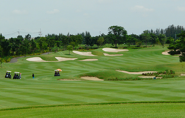 fairway, riverdale golf club, bangkok, thailand