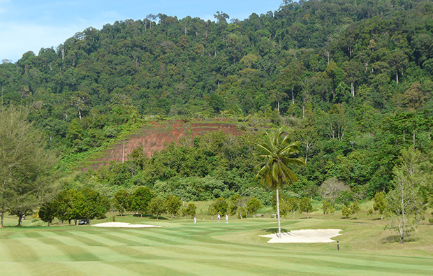 1st green gunung raya golf resort, langkawi