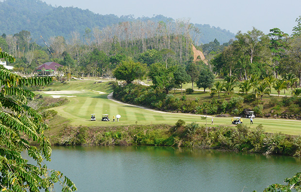18th hole katathong golf resort, phuket