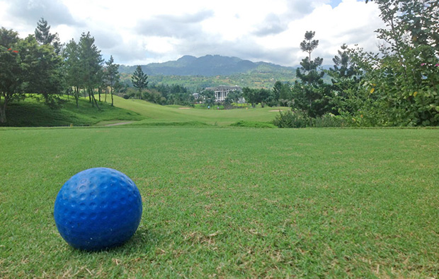 golf ball, rainbow hills golf club, jakarta, indonesia 