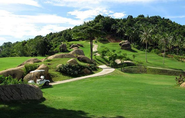 View over Royal Samui Golf Country Club