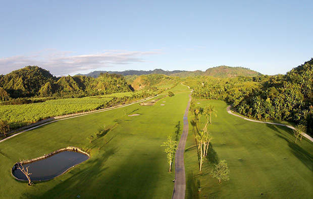 Aerial View Clark Sun Valley Golf Country Club, Clark, Philippines