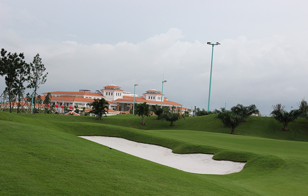 clubhouse, tan son nhat golf course, ho chi minh,vietnam