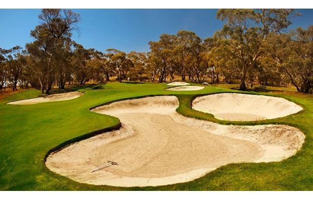 Large Bunkers Tanunda Pines Golf Club