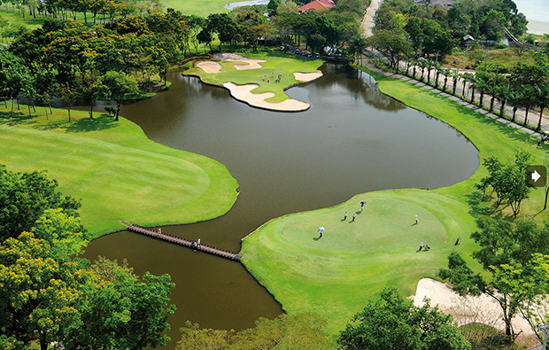 lake, thana city golf club, bangkok, thailand
