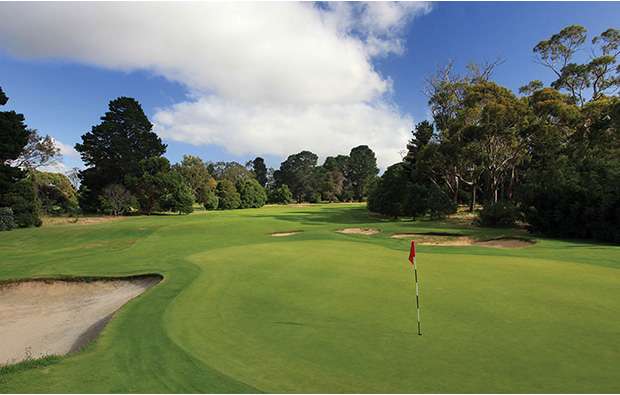 Another green Royal Hobart Golf Club, Tasmania, Australia