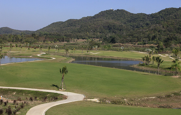 landscape, happy city golf resort, chiang rai, thailand