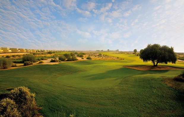 green, arabian ranches golf course, dubai, united arab emirates