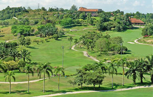 view of course bukit unggul country club