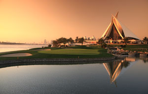 stunning clubhouse, dubai creek golf club, dubai, united arab emirates