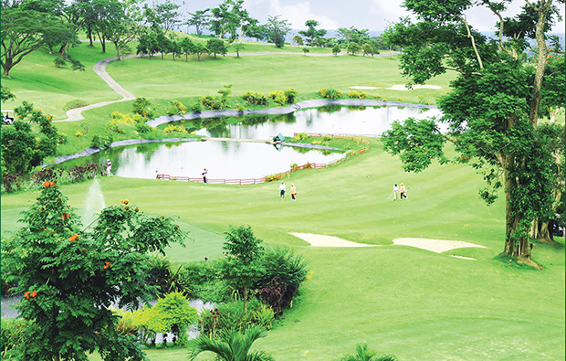 Aerial View KC Hillcrest Hotel Golf Club, Manila, Philippines