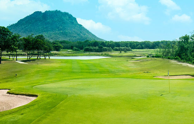 Green, imperial lake view golf club, hua hin, thailand