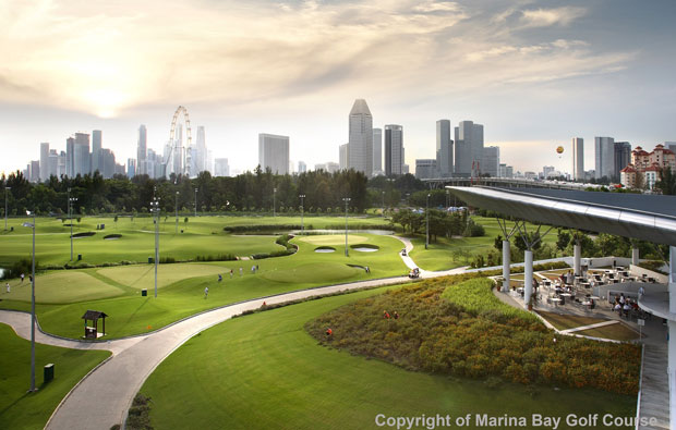 Marina Bay Golf Course clubhouse