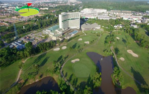 Padang Golf Sukajadi Aerial