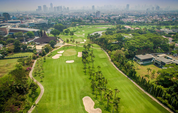 aerial Pondok Indah Golf Course