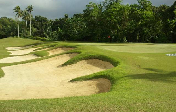 Bunkers at Summit Point Golf Country Club, Manila, Philippines