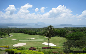 Aerial view of Tagaytay Midlands Golf Club, Manila, Philippines