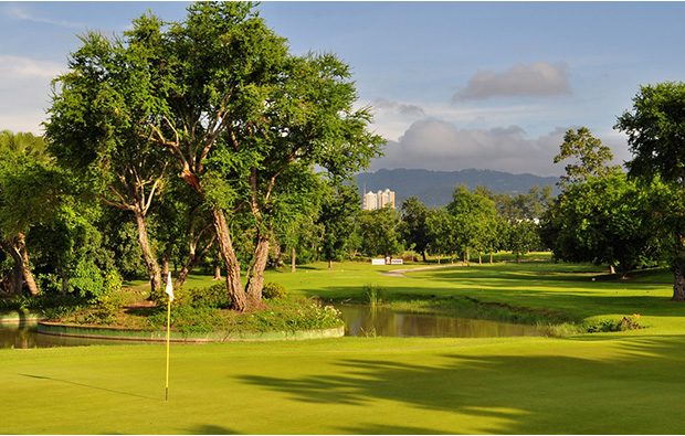 3rd green at Cebu Golf Country Club, Cebu, Philippines