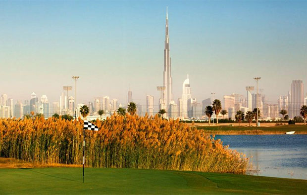The Track Meydan Golf View of City