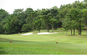 fairway at tering bay golf club in batam island indonesia 