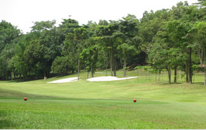 fairway at Batam Island Country Club in batam island indonesia 