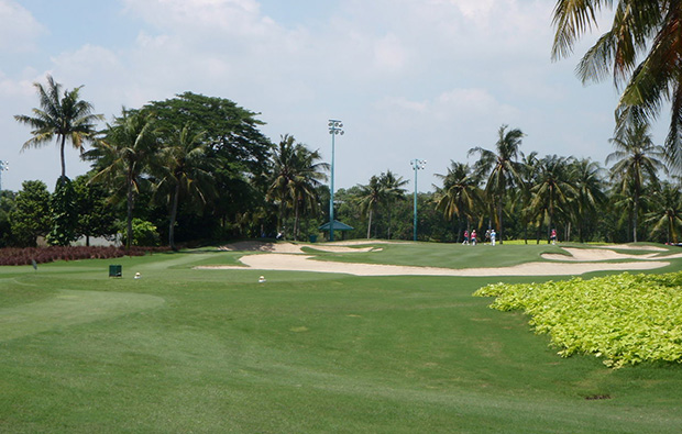 golfers, damai indah pik course, jakarta, indonesia