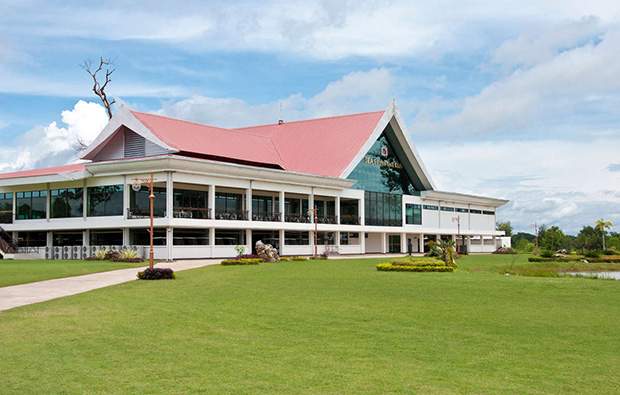 club house at sea games golf club in ventiane, laos