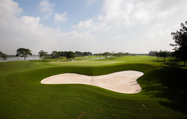 bunker, van tri golf club, hanoi, vietnam